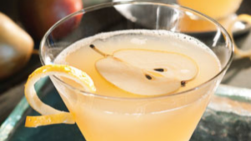 Glazed pear martini